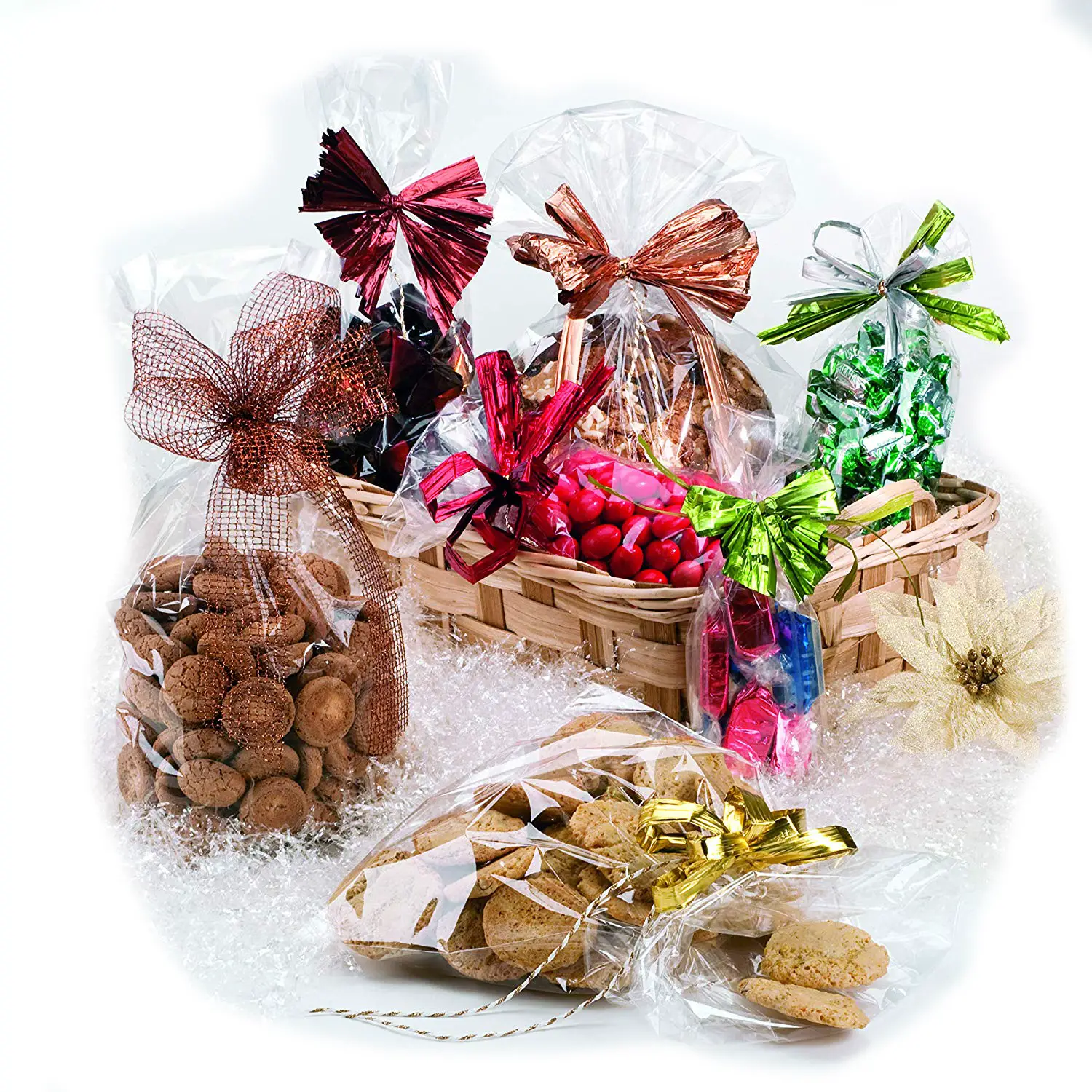 Sacchetti Trasparenti - 15x25 cm - Confezione 100 Pezzi - Carta e cartoncino
