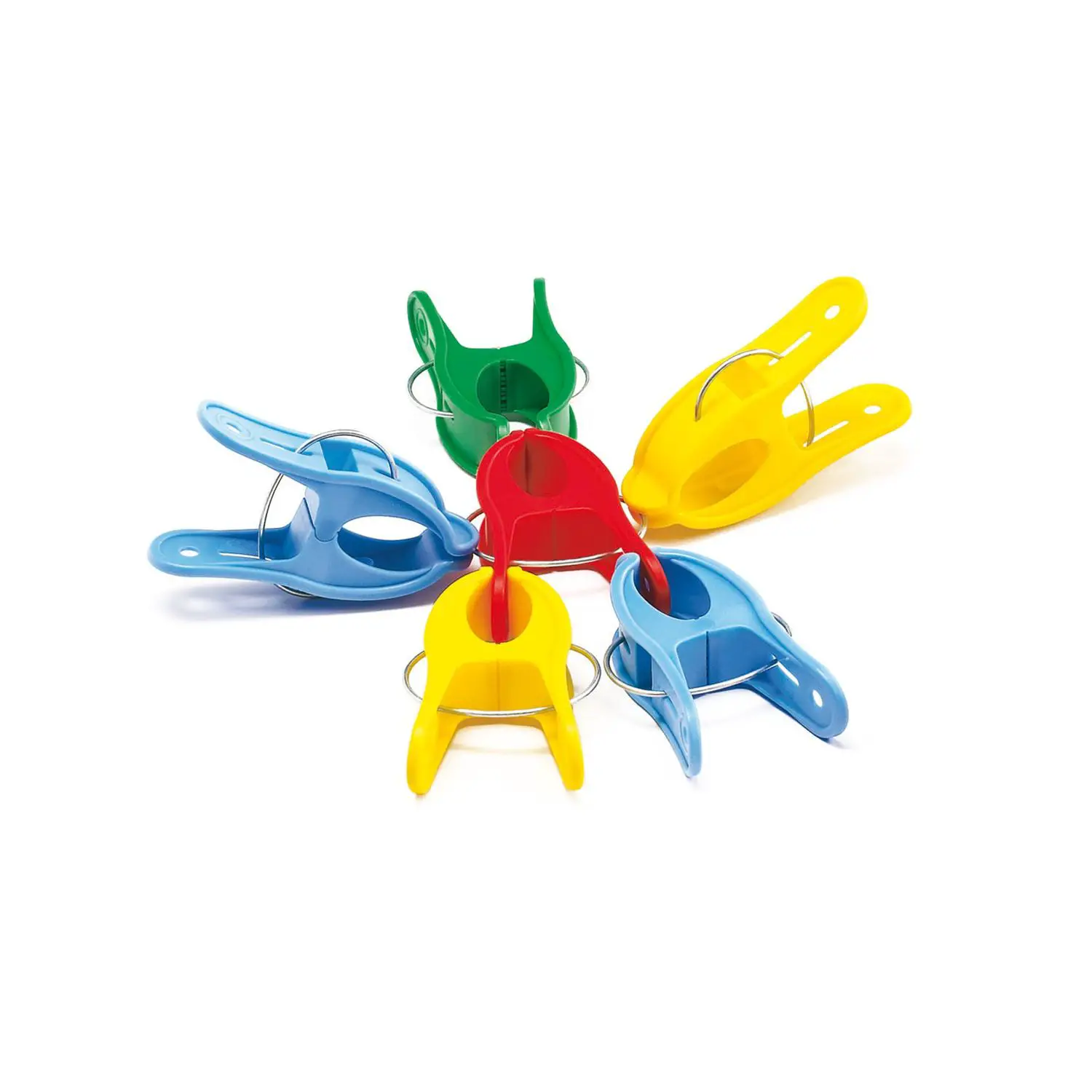 Mollette Jumbo Colorate 10,5 cm – Confezione da 20 Pezzi | Gioco Educativo - Carta e cartoncino