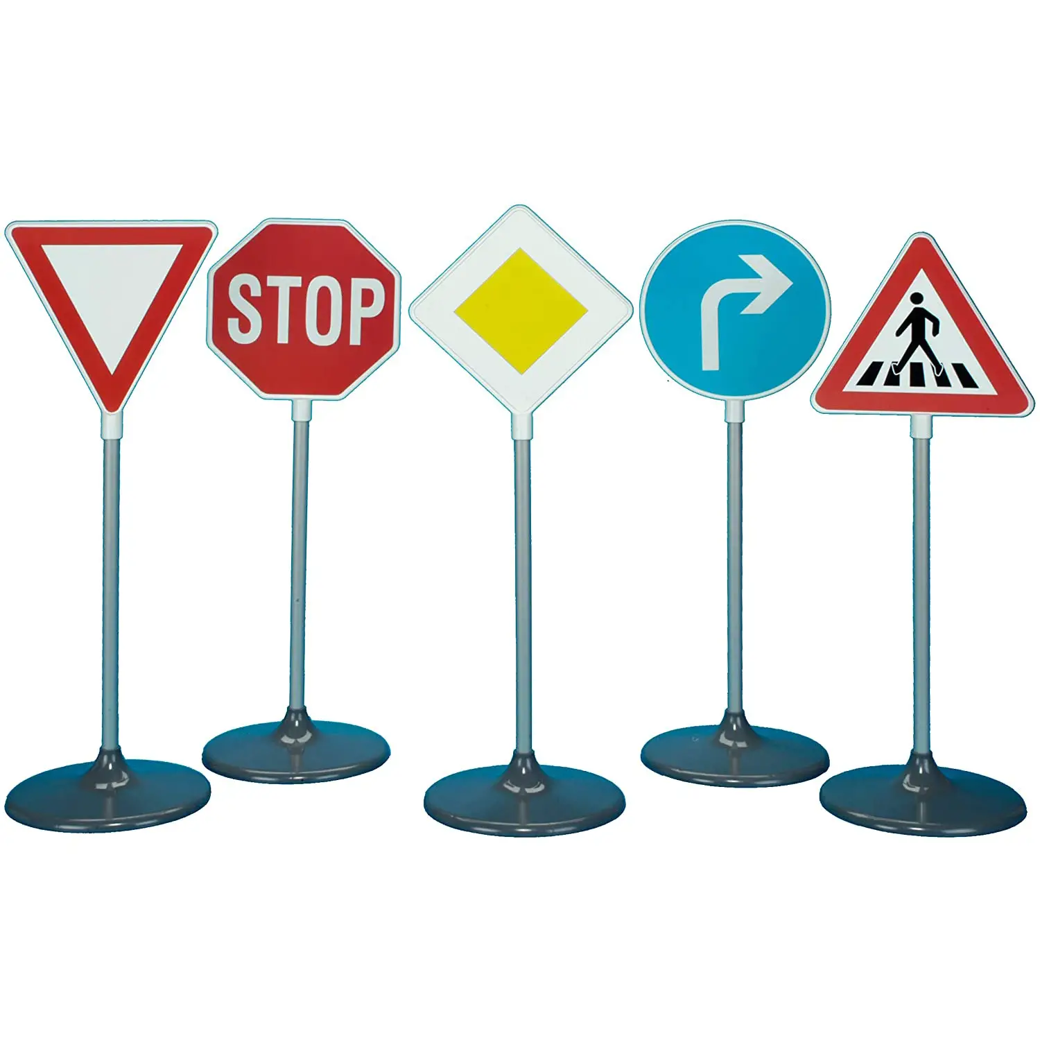 Segnali Stradali 2 Basic New – Set Educativo 5 Pezzi per Bambini - Educazione stradale
