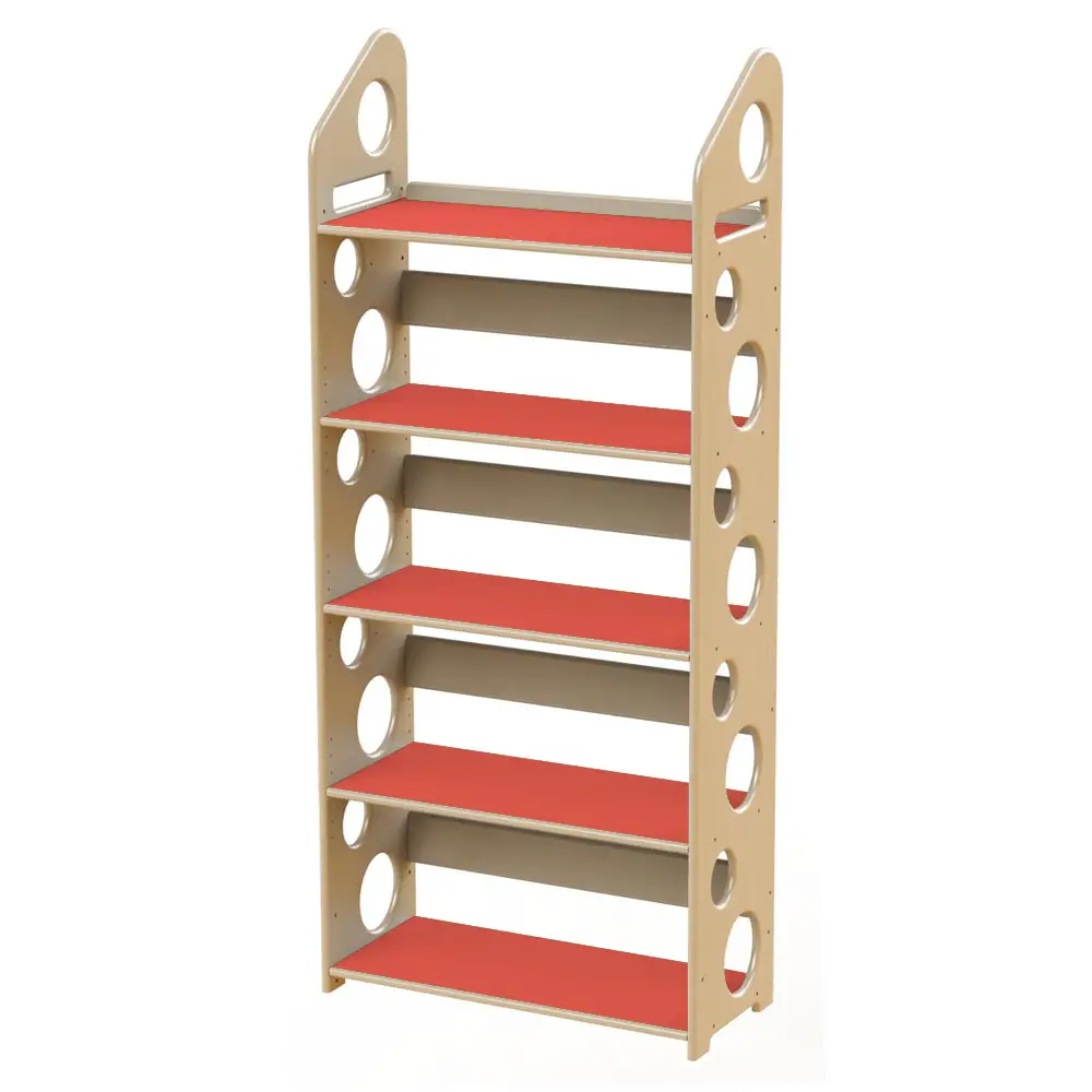 Modulo Libreria Alta cm 168 - Lampone - Librerie e zone lettura