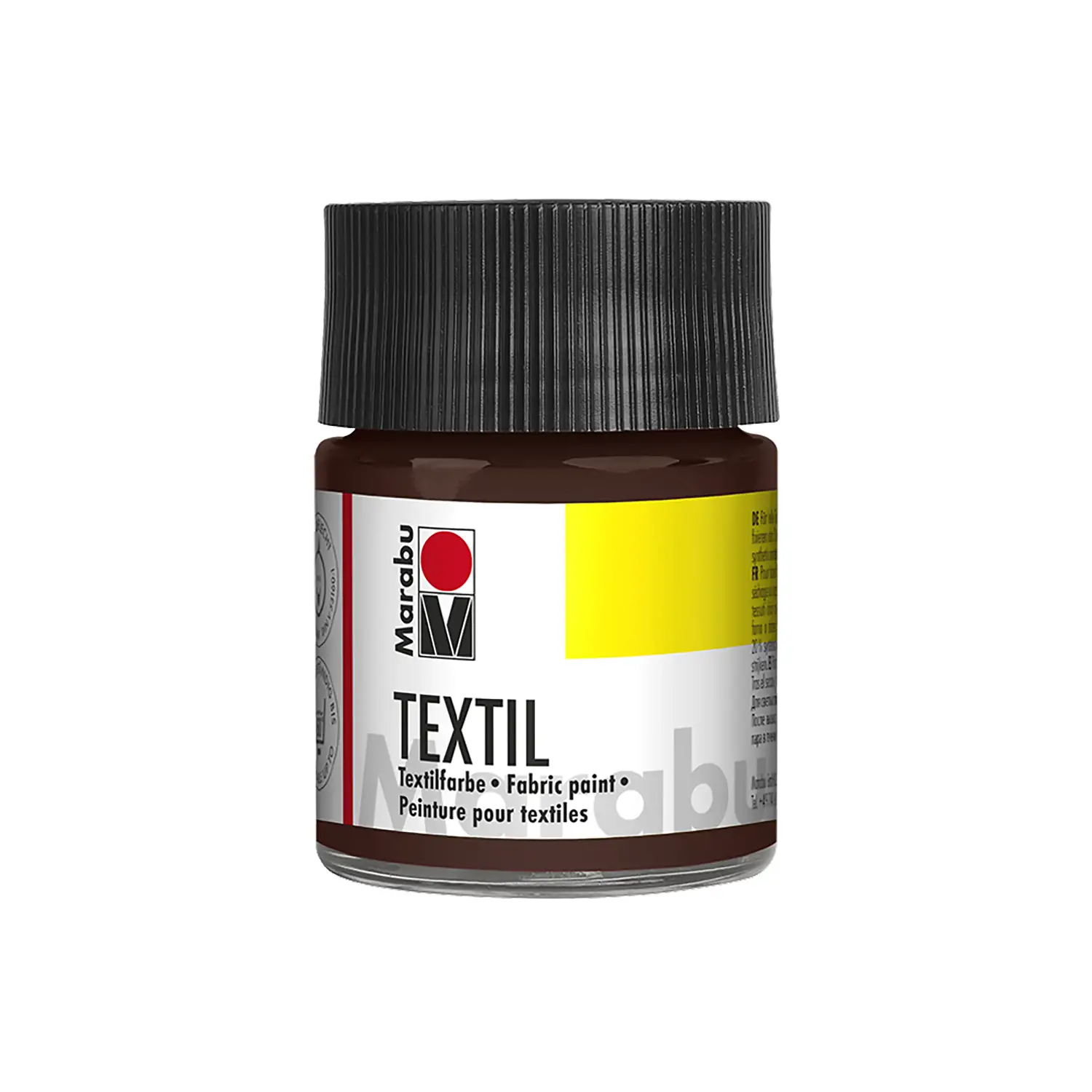 Marabu Textil Colore per Tessuto – Flacone 50 ml Marrone - Colori per tessuto