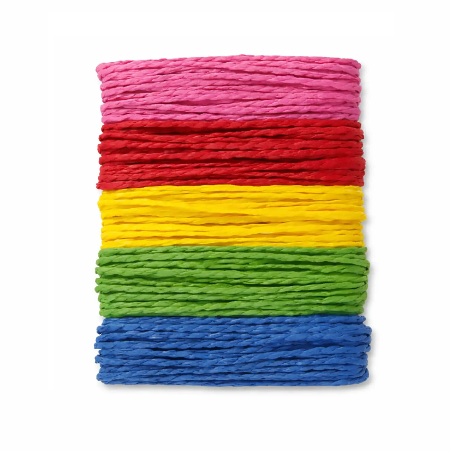 Cordoncino in Carta Ritorta 5 Tinte Color 25Mt - Applicazioni e decori