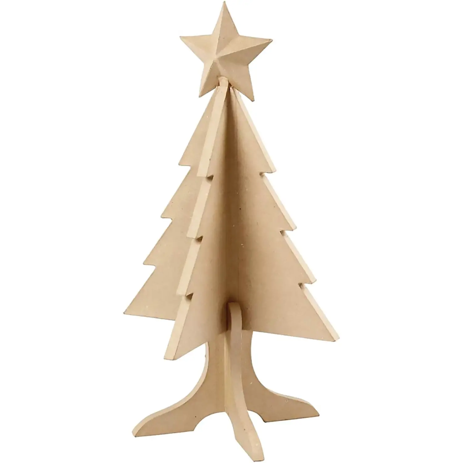 Abete Gigante in Cartone Pressato – 63 cm - Sughero e cartapesta