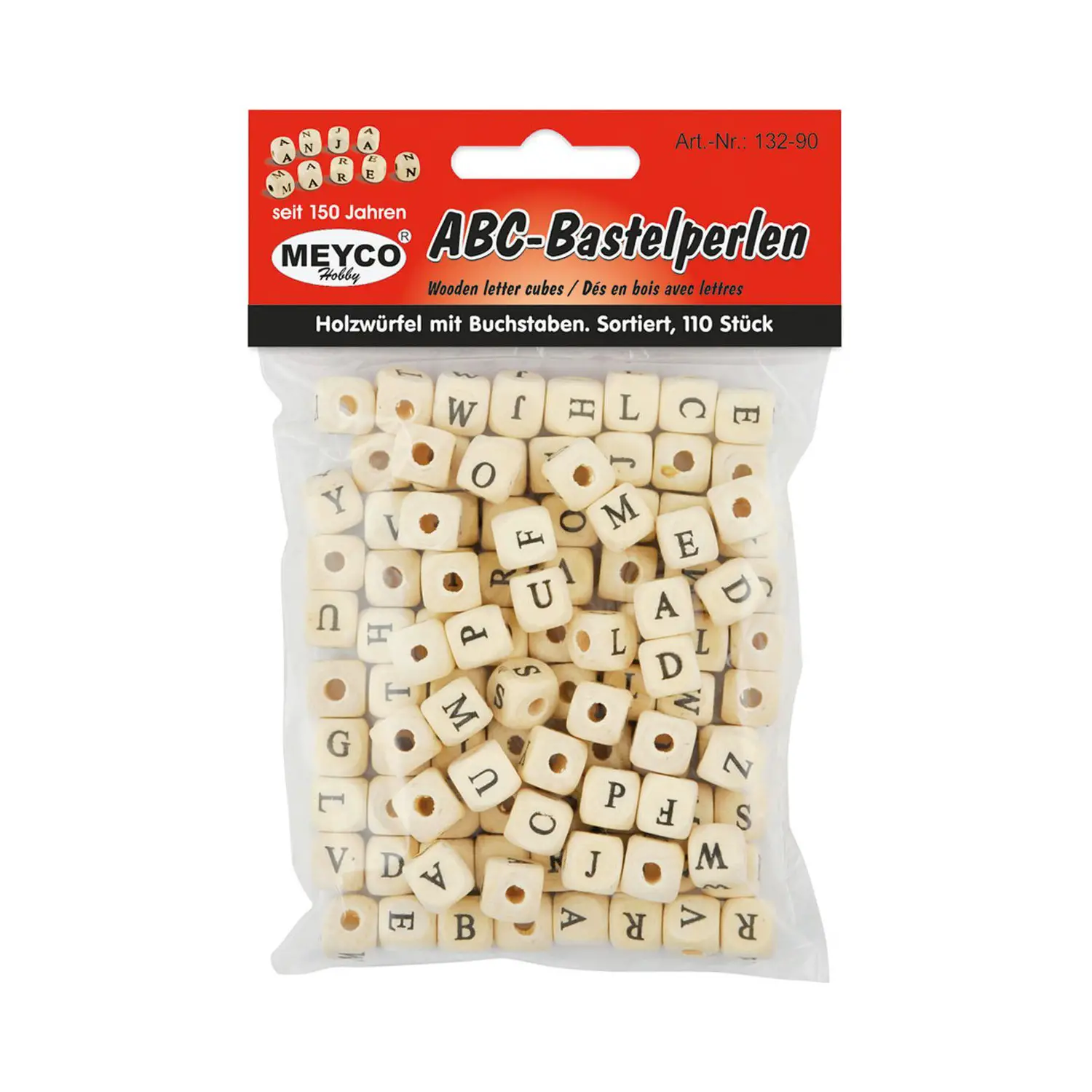 Cubi in Legno con Lettere Maiuscole – Set 110 Pezzi - Motricità fine