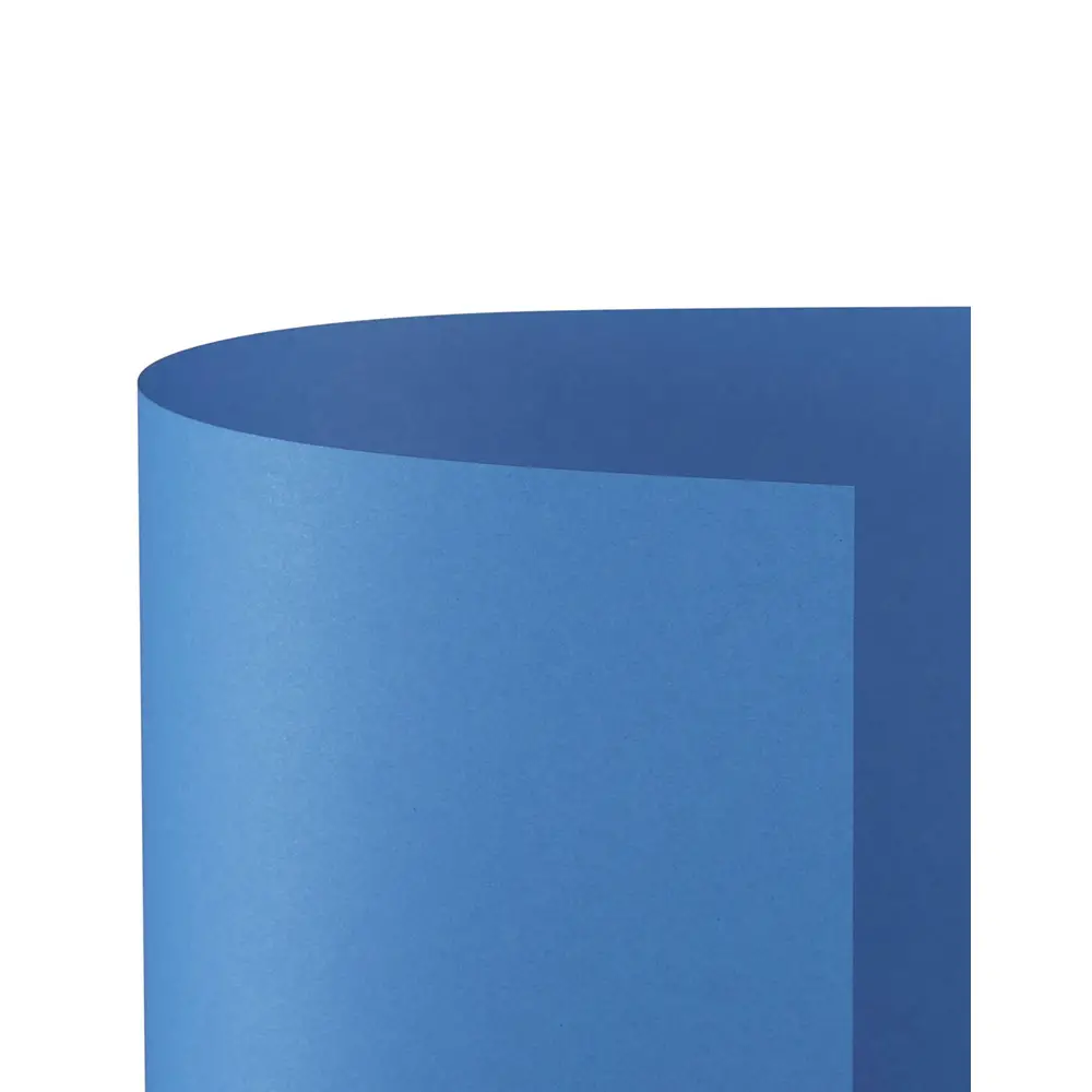 Cartoncino Bristol Liscio 200 gr - 25 Fogli 50x70 cm - Azzurro - Carta e cartoncino