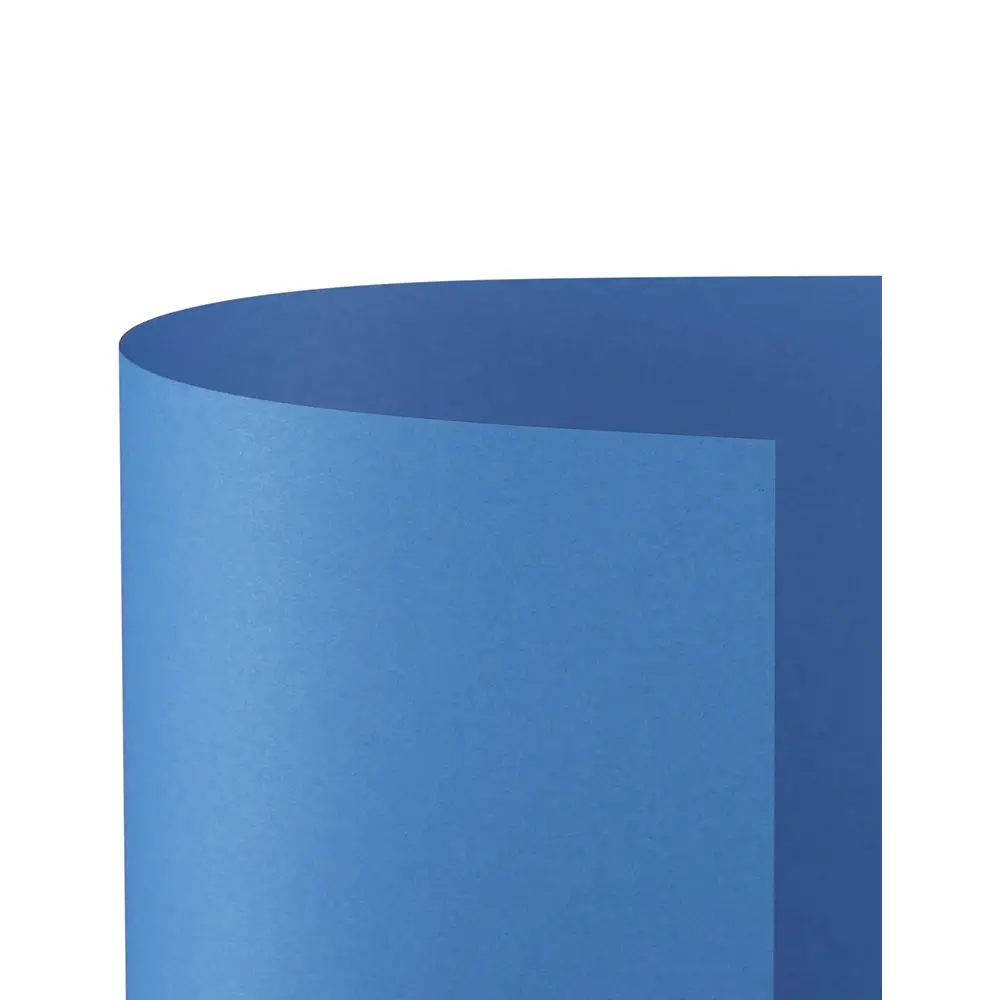 Cartoncino Bristol Liscio 200 gr - 10 Fogli 70x100 cm - Azzurro - Carta e cartoncino