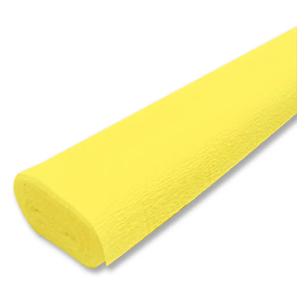 Carta Crespa Giodikrea – Giallo Chiaro – 10 Rotoli – 40 gr - Carta e cartoncino