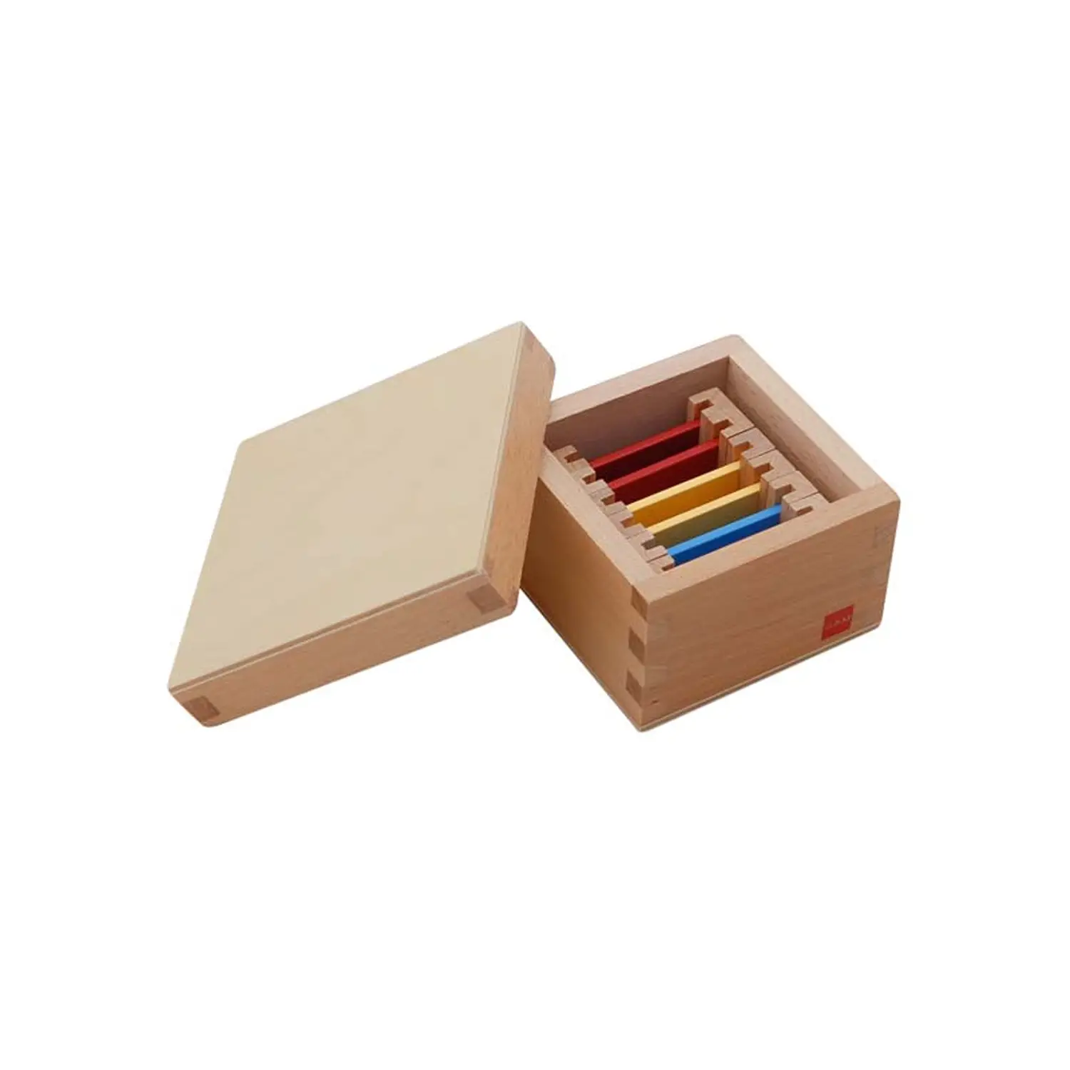 Prima Scatola delle Spolette dei Colori Montessori – Apprendimento dei Coloria - leggere scrivere contare racco