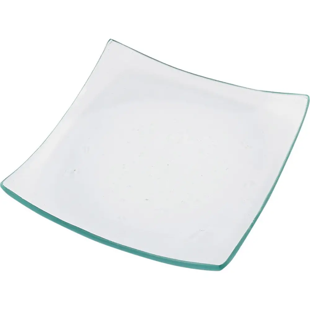 iatto di Vetro da Decorare - 11,5x11,5 cm - 12 Pezzi - Cellulosa Plastica Polistirolo