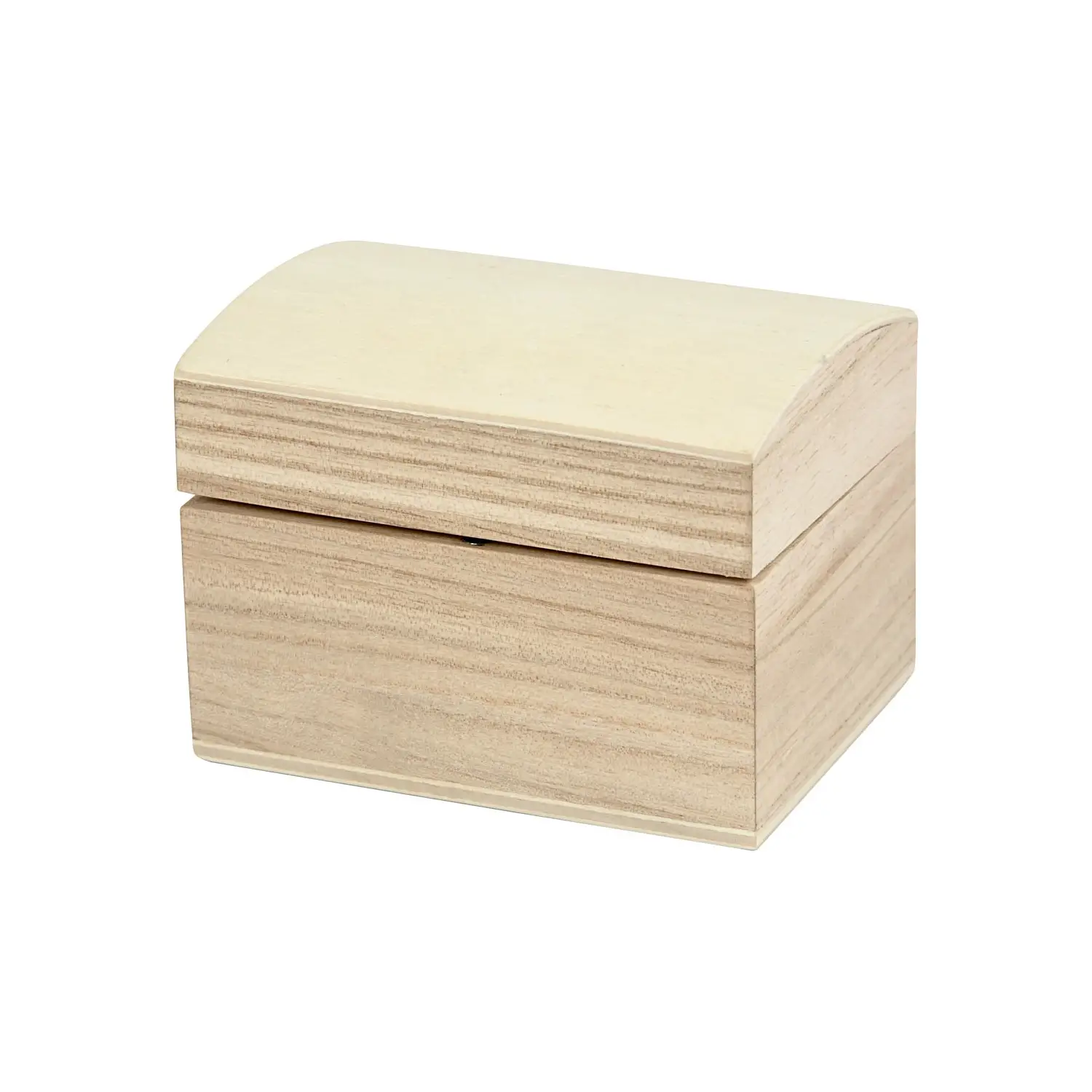 Scrigno in Legno di Paulownia da Decorare – 8 x 6 x 4,5 cm - Soggetti in legno
