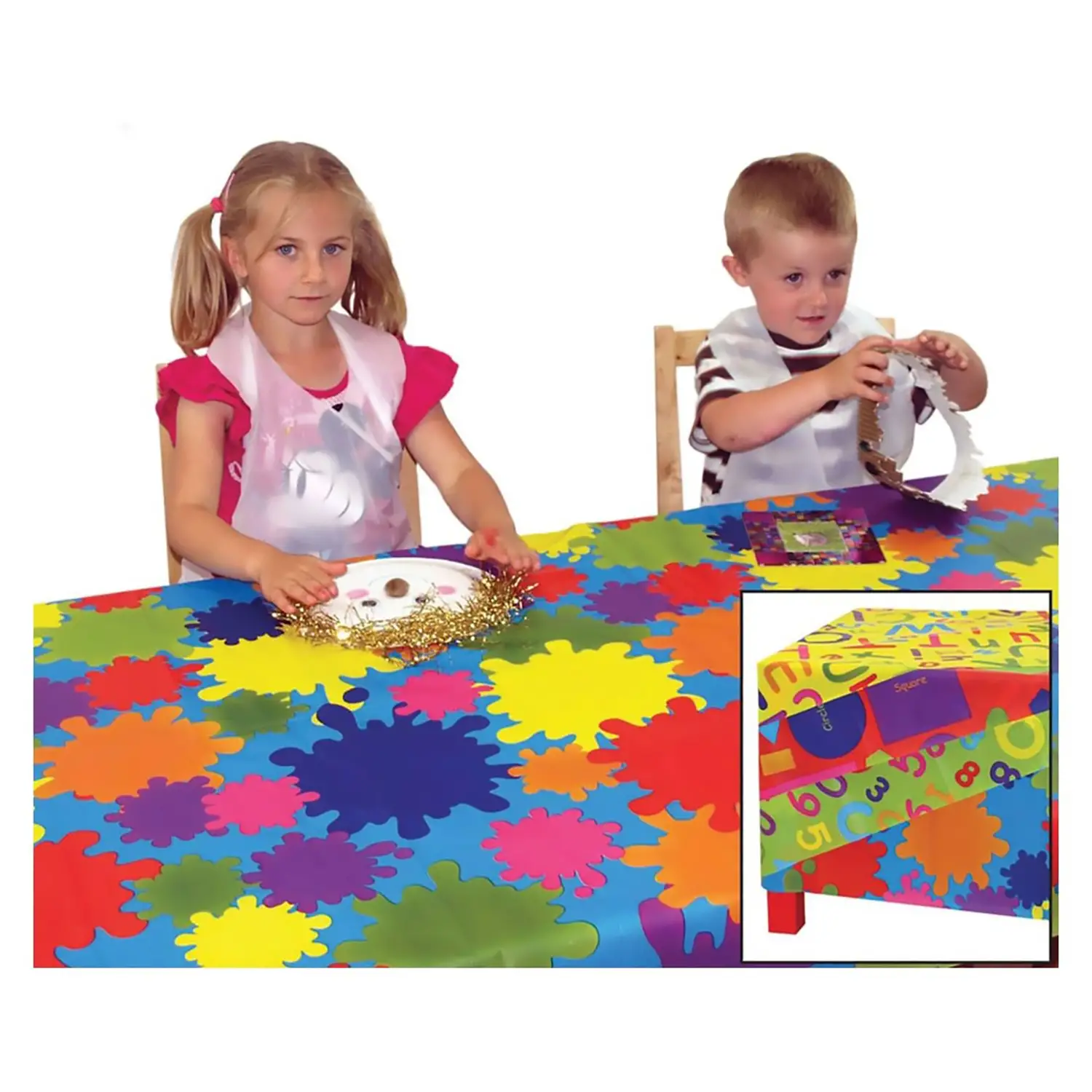 Set 4 Teli Plastici Antisporco – Fantasie Assortite - Accessori antisporco