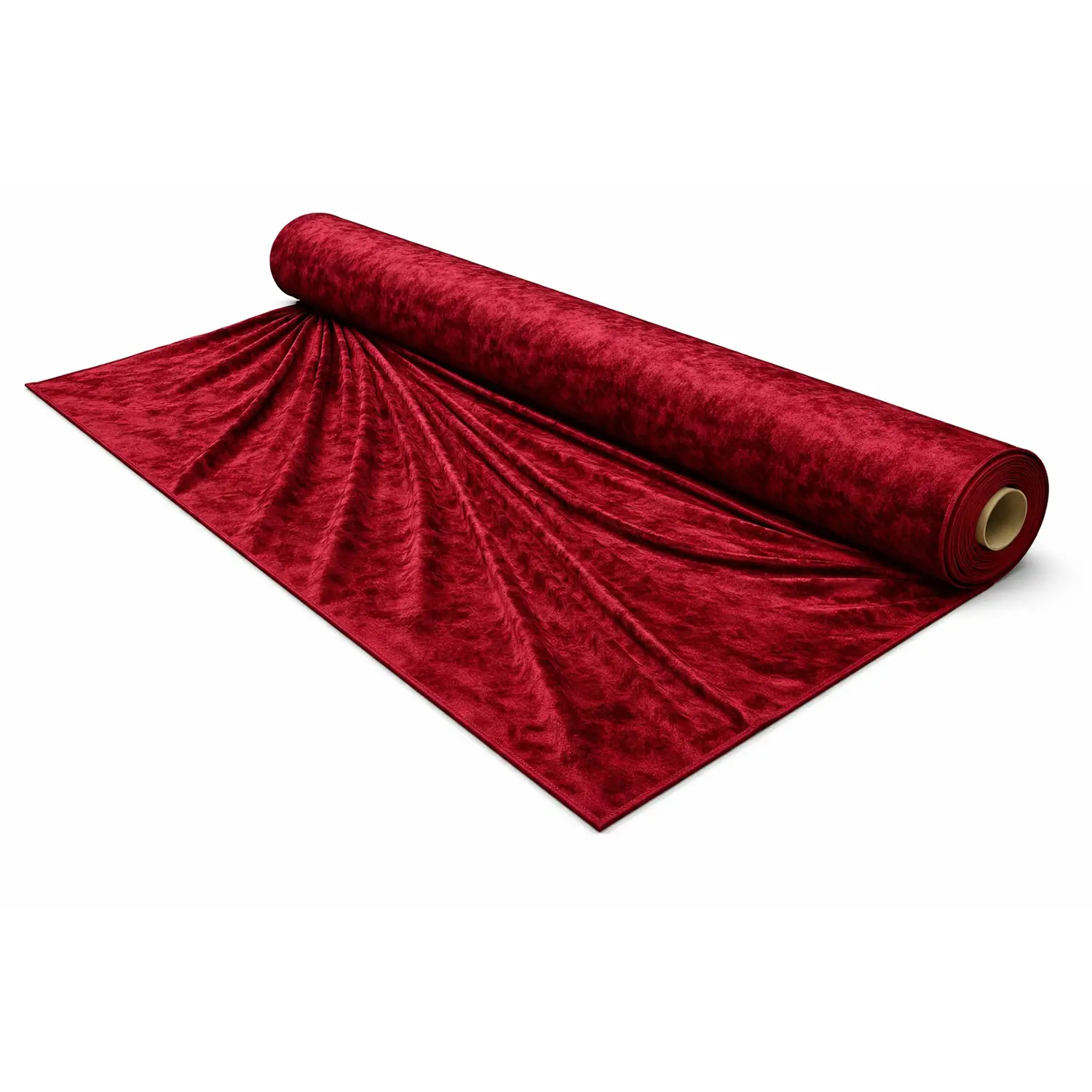 Tessuto Velvet Bordeaux 150 cm x 3 m - Tessuti e stoffe