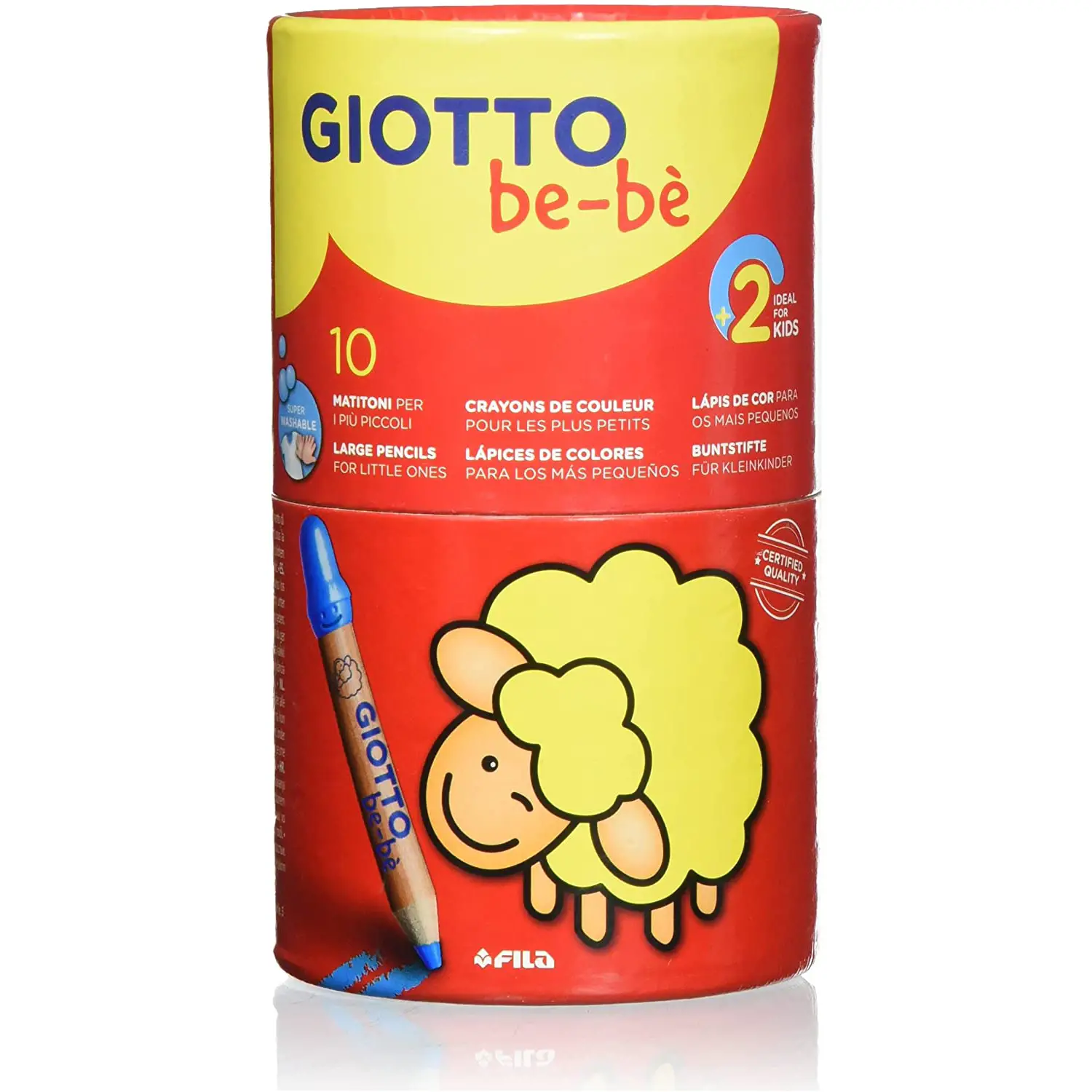 Supermatitoni Giotto Be-Bè - 10 Matitoni - Pastelli