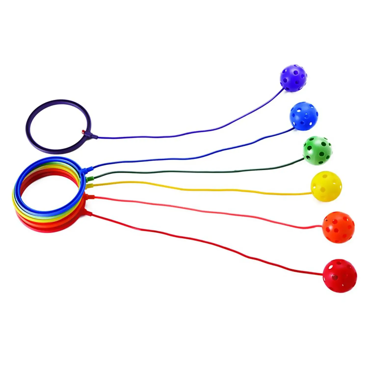 Palla Con asta, Gioco Cavigliere per Saltelli set 6 Pezzi - Percorsi psicomotori