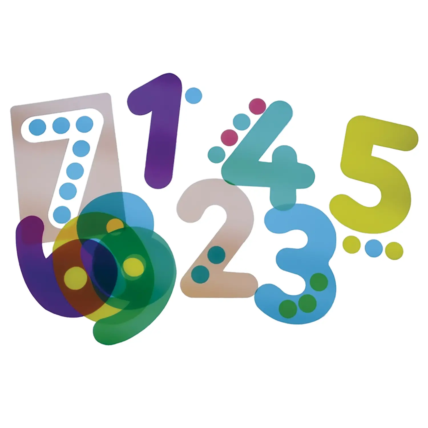Stencil Numeri Giganti Traslucidi – 20 Pezzi - Stencil