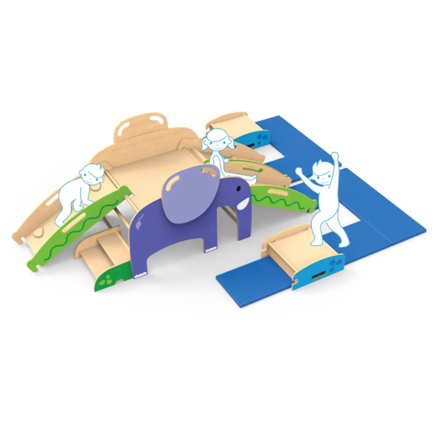 Playground Modulare Elefante - Percorsi psicomotori