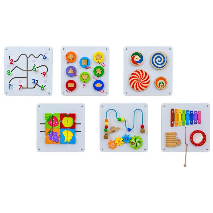 Betzold Pannelli Murali Motricita' Multiattivita' - Set 6 Pz. - Motricità fine