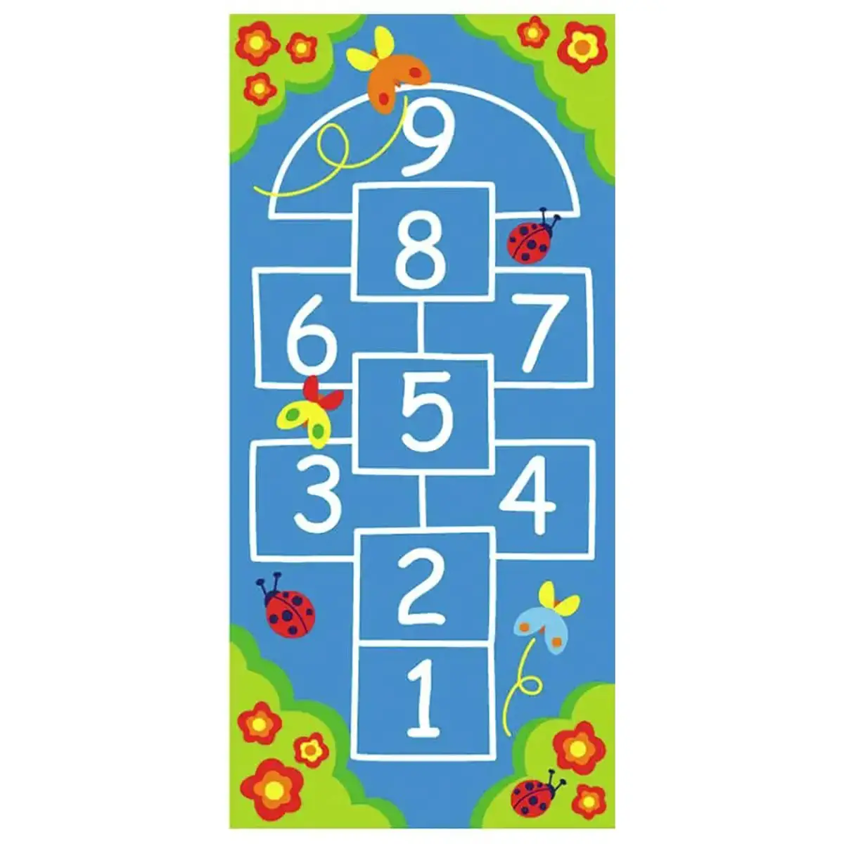 Tappeto Gioco della Campana 100x200 New design - Equilibrio e coordinamento