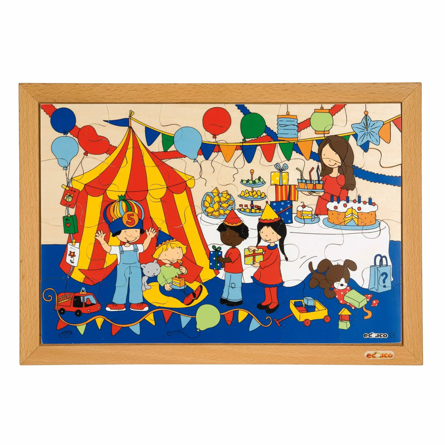 Puzzle Tempo Libero Bambini Party - Incastri e puzzle in legno
