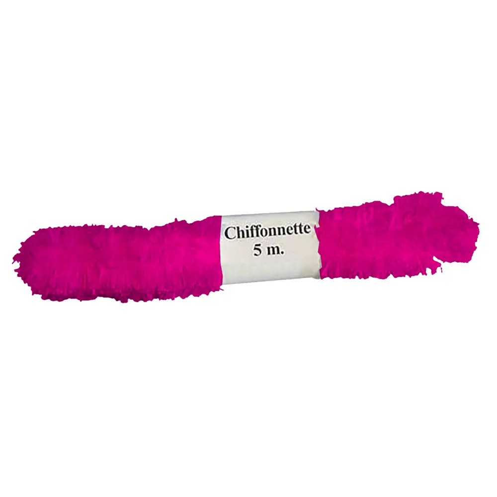 Nastro Chiffonnette Fucsia – 6 cm x 5 m – Per Addobbi e Creatività - Carta e cartoncino