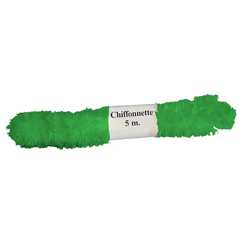 Nastro Chiffonnette Verde – 6 cm x 5 m – Per Addobbi e Creatività - Carta e cartoncino