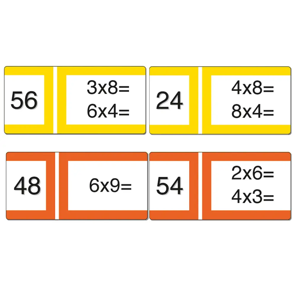 Domino delle Tabelline – Gioco Educativo di Moltiplicazione - Classificazione e matematica