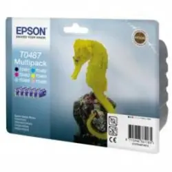MULTIPACK EPSON T048 6 COLORI NERO - Consumabili
