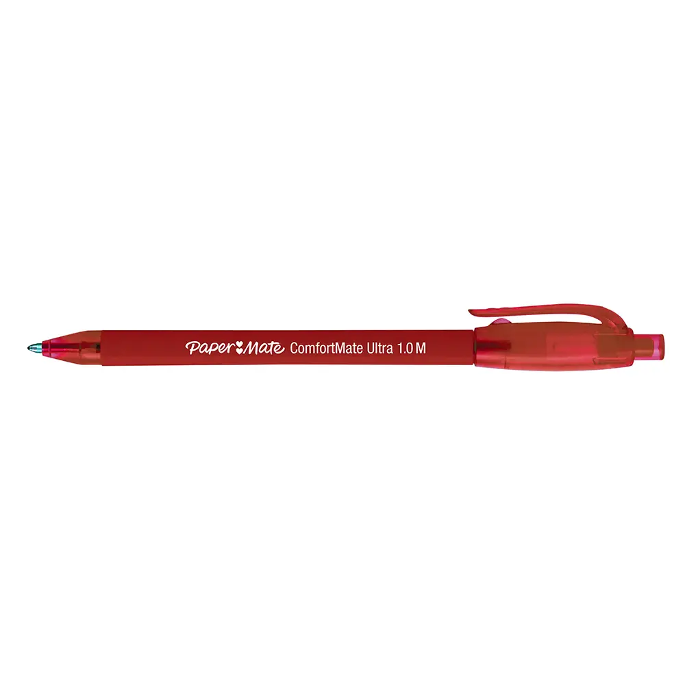Penna a Sfera Comfort Mate Paper Mate Scatto Rosso - penne pennarelli ufficio