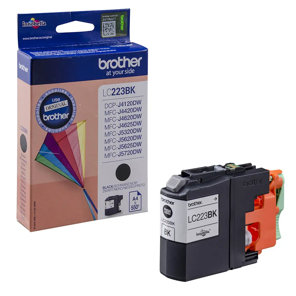 BROTHER CART. NERO LC-223BK MFC-J4420W-4620DW MFC-J532DW-5620DW MFC J5720DW - Consumabili