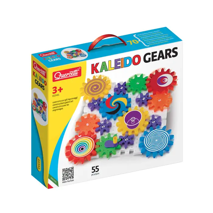 Ingranaggi Color Kaleido Gears – Set 55 Elementi Colorati - Costruzioni in plastica