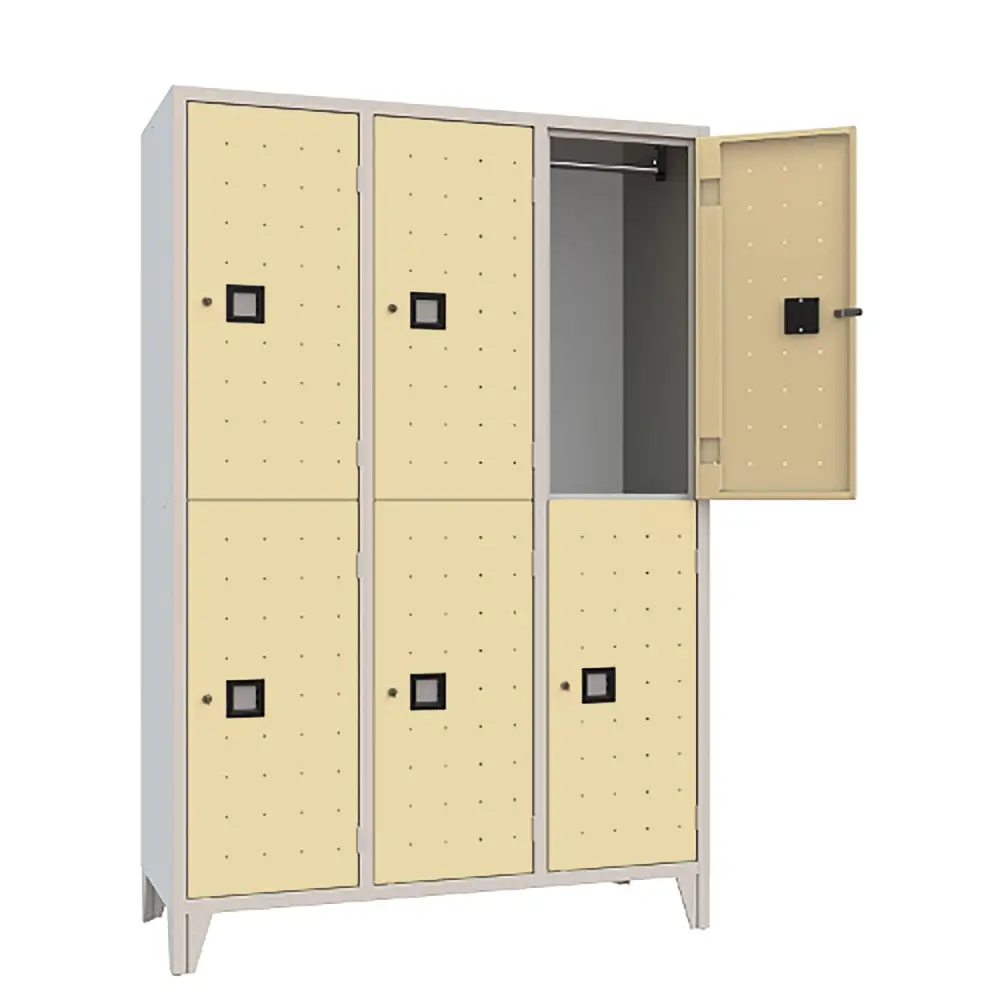 Armadio Casellario Quadro 6 Posti Ante Sabbia - Conforme CAM - Arredo archivio