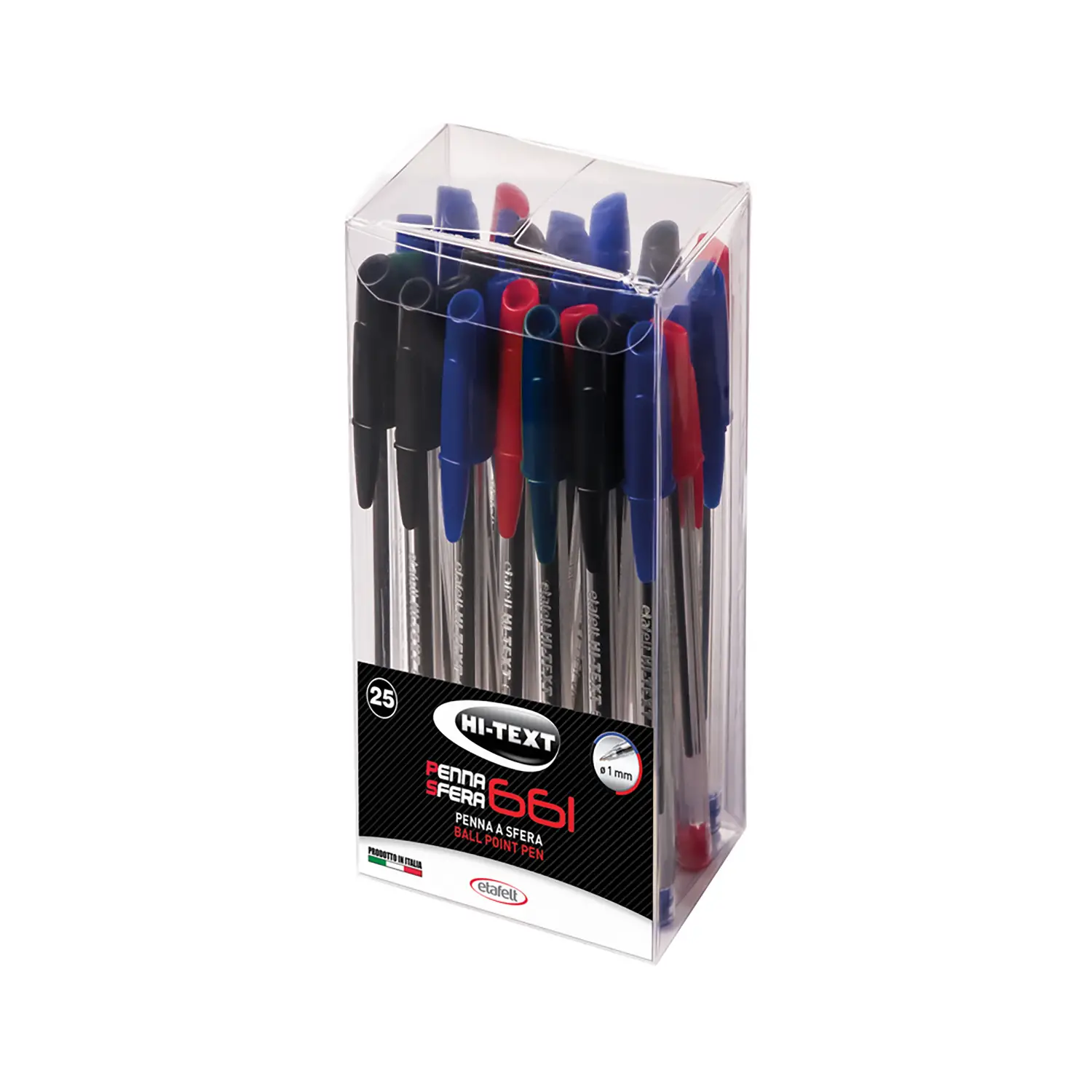 Penna a Sfera School – Set 25 Pezzi, 3 Colori - penne pennarelli ufficio