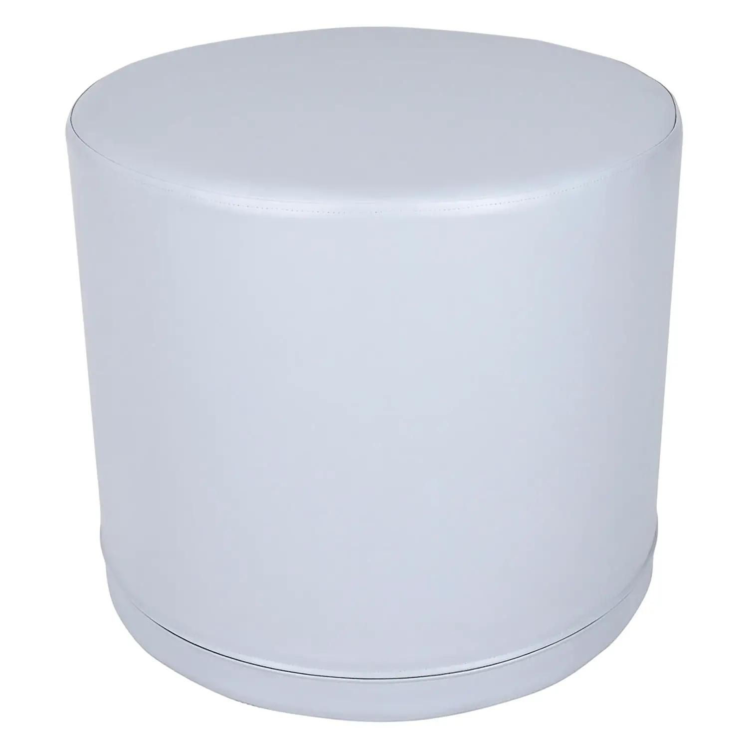 Pouff Tondo cm. 50x45 H Grigio Per Ambienti Scolastici Moderni - Arredo Nido e Infanzia