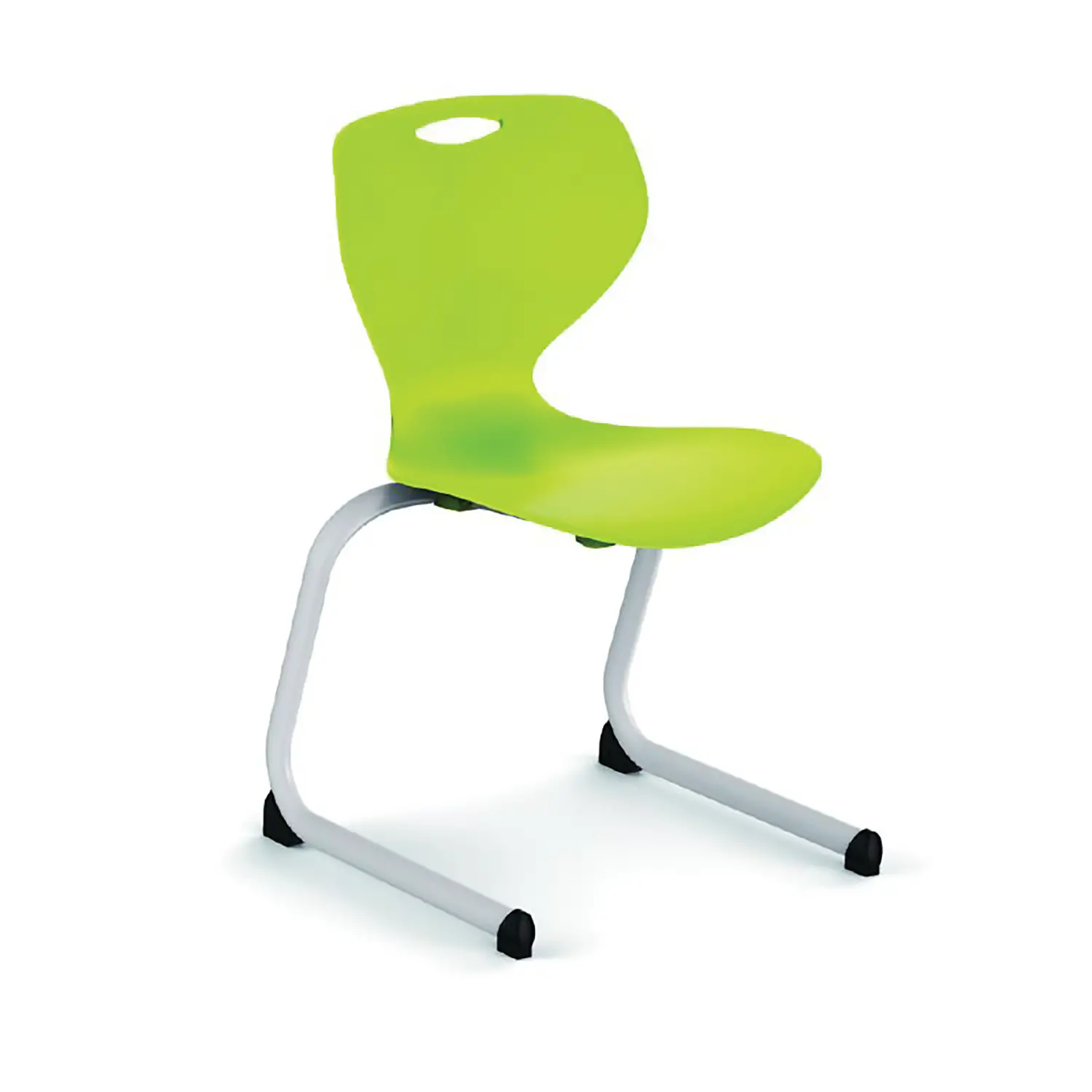 Sedia Fissa My-Elle H 40 cm. Verde Lime Per Ambienti Scolastici Innovativi - Sedie in plastica