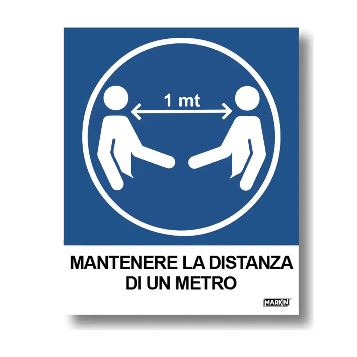 Cartello Adesivo “Mantenere Distanza” – 2 Pezzi - Igiene e Pulizia