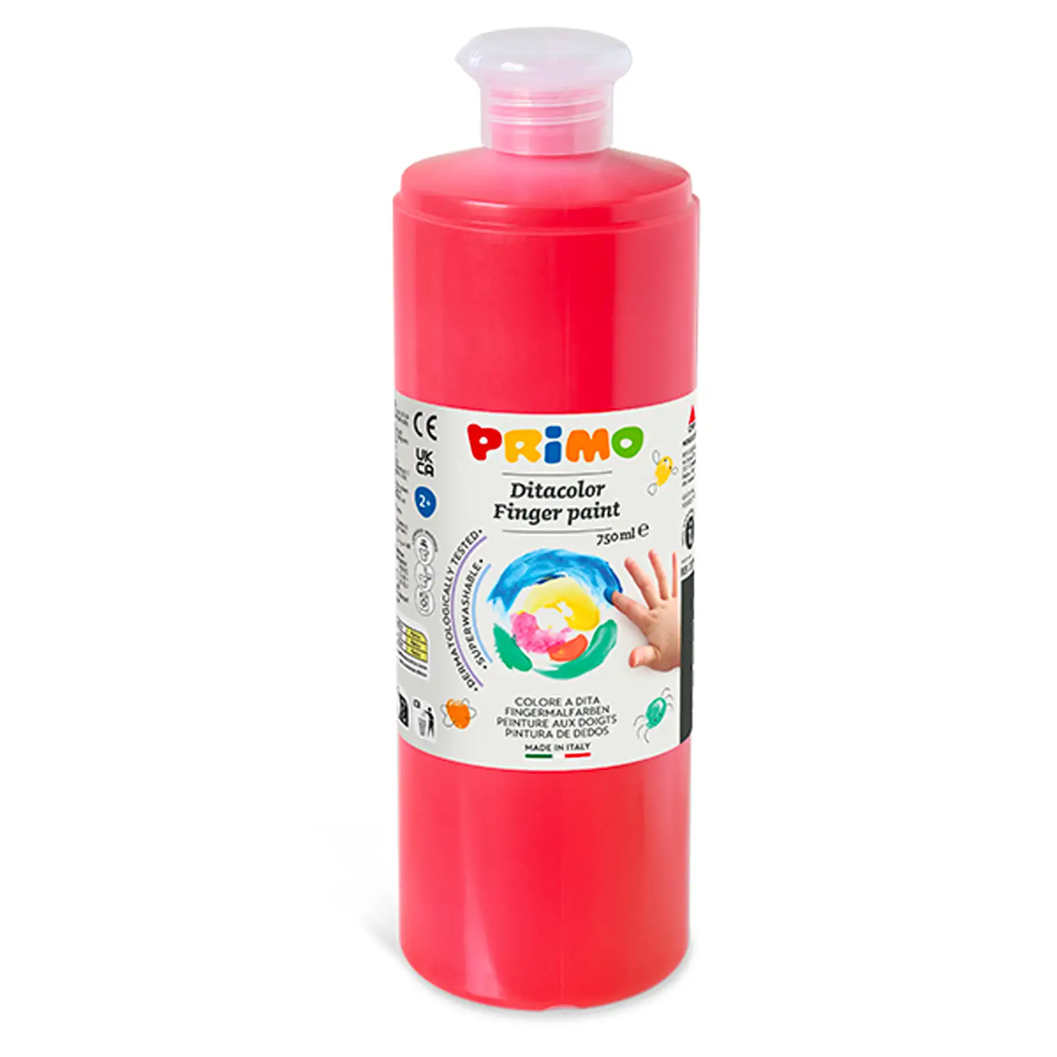 Colori a Dita Primo ml. 750 Vermiglione - Tempere