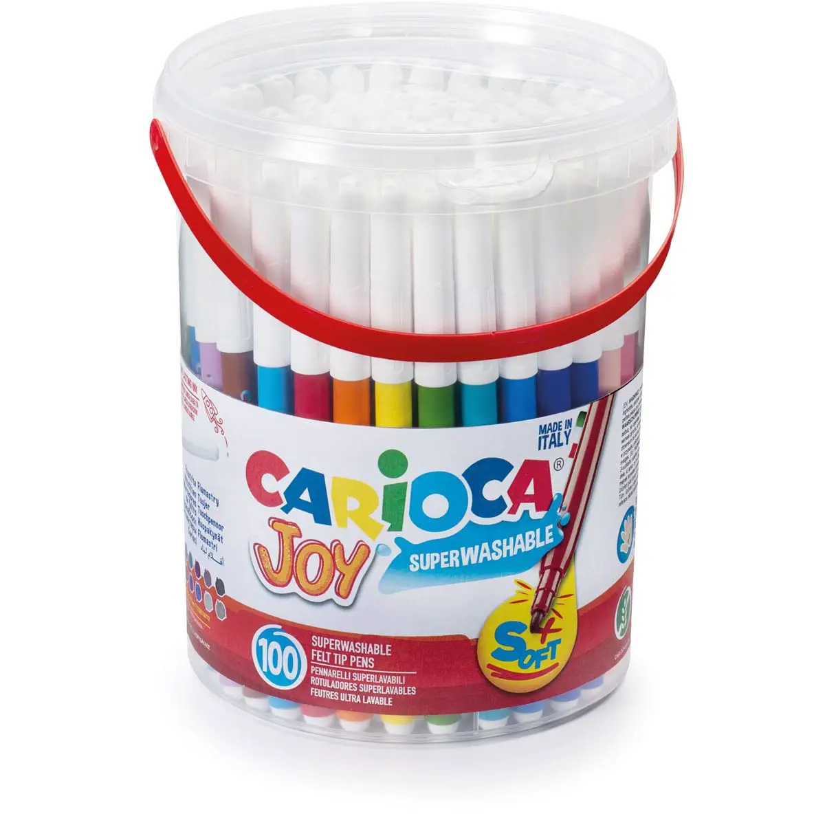 Pennarelli Carioca Joy – 100 Penarelli in 36 Colori - Pennarelli