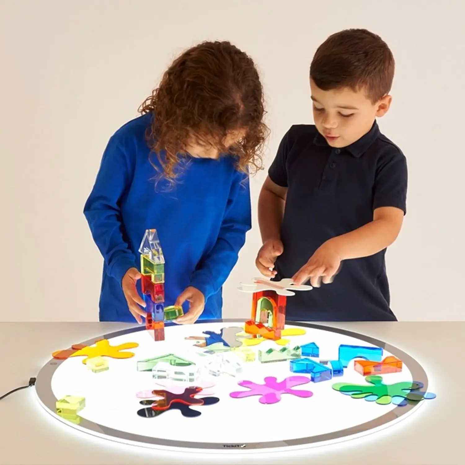 Pannello Luminoso LED ø 60 cm – Luce bianca regolabile in 3 intensità - Sviluppo sensoriale