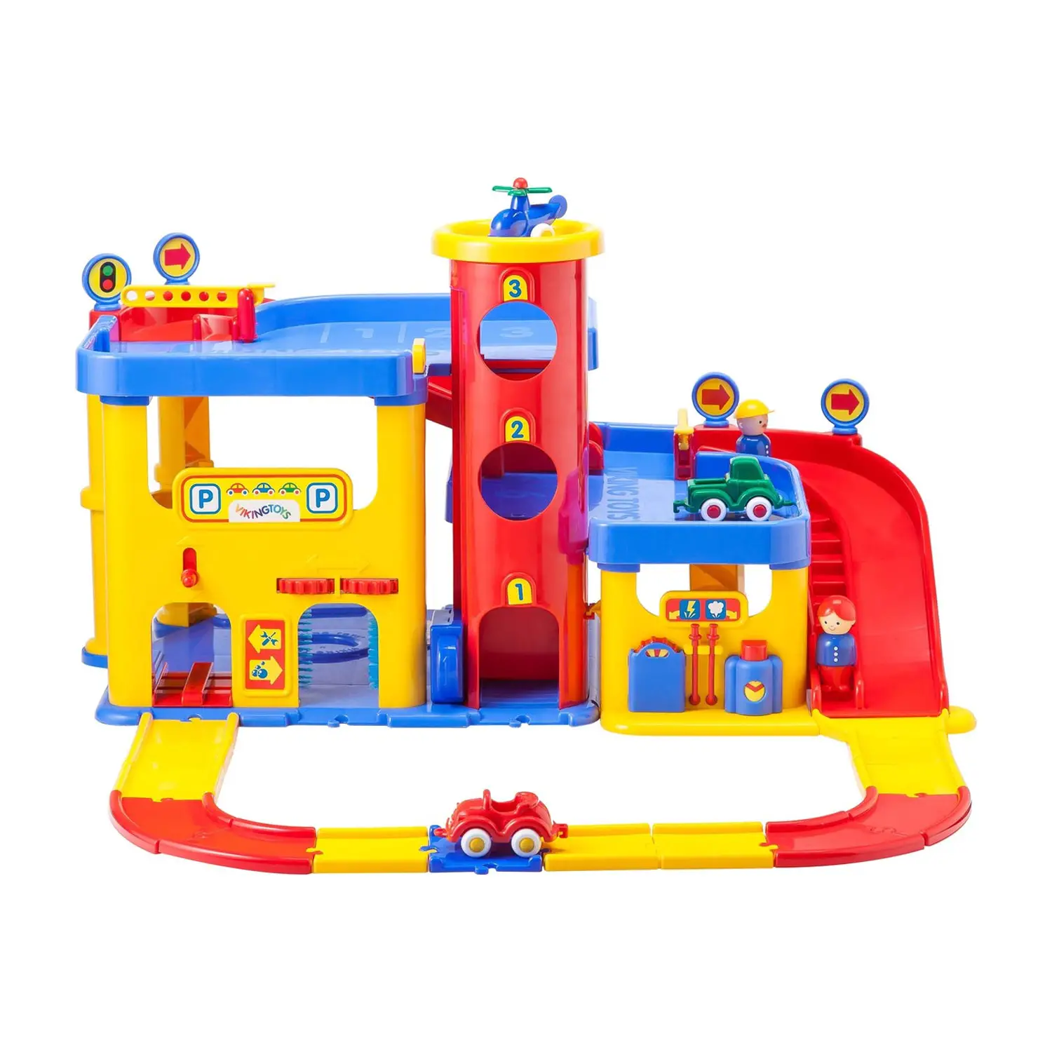 Maxi Garage Viking con Veicoli e Personaggi - Veicoli, garage e piste