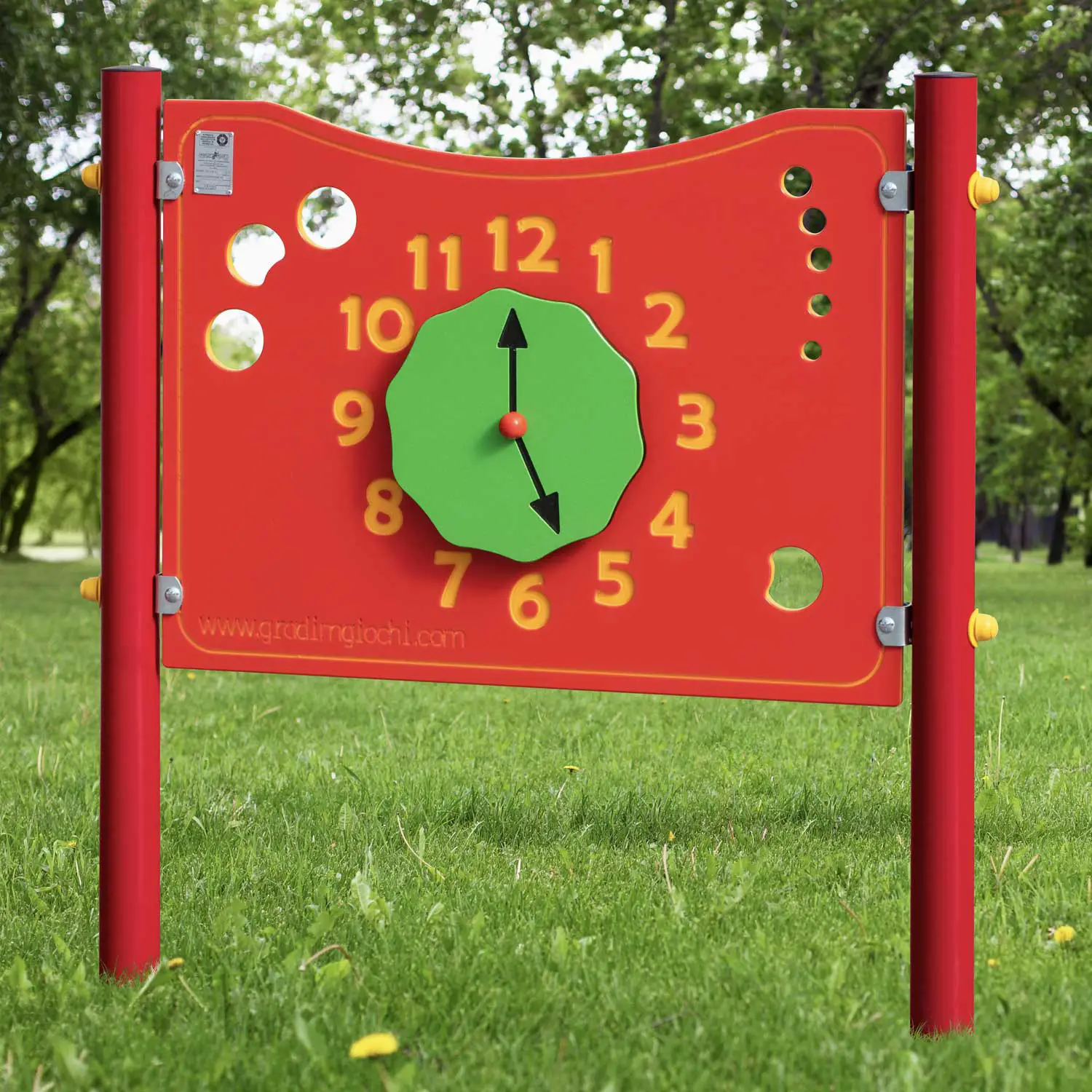 Pannello Sensoriale per Esterni Orologio - Banchi antropometrici