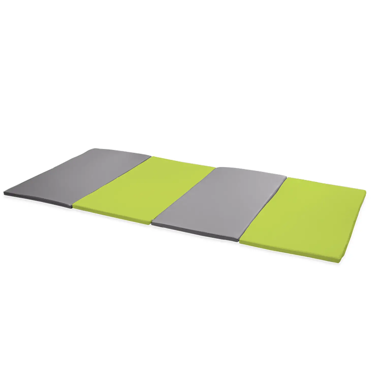 Materasso Richiudibile Grigio-Lime - Salottini e arredi morbidi