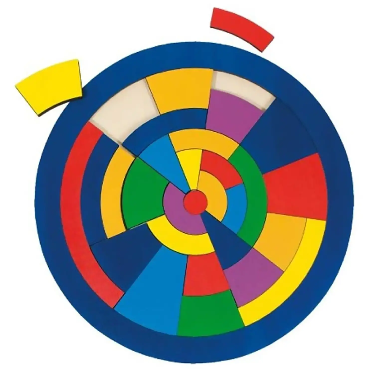 Puzzle Cerchio Dei Colori - Incastri e puzzle in legno