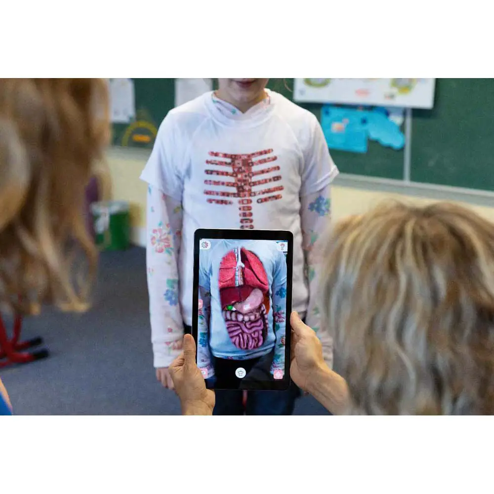 T-Shirt Realtà Aumentata Magico Corpo Umano – Esperienza Educativa Interattiva - II corpo umano