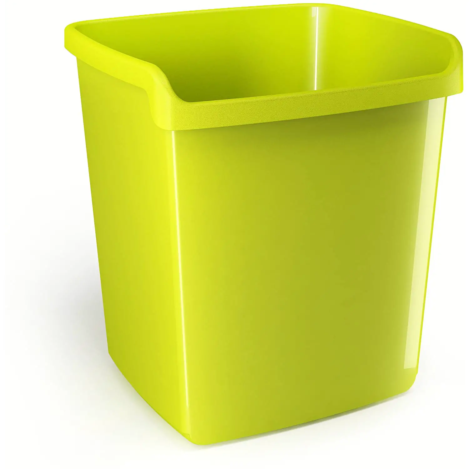 Cestino Gettacarte MyDesk 15 Lt Verde – Pattumiera Ufficio e Casa in Plastica Durevole - Accessori ufficio