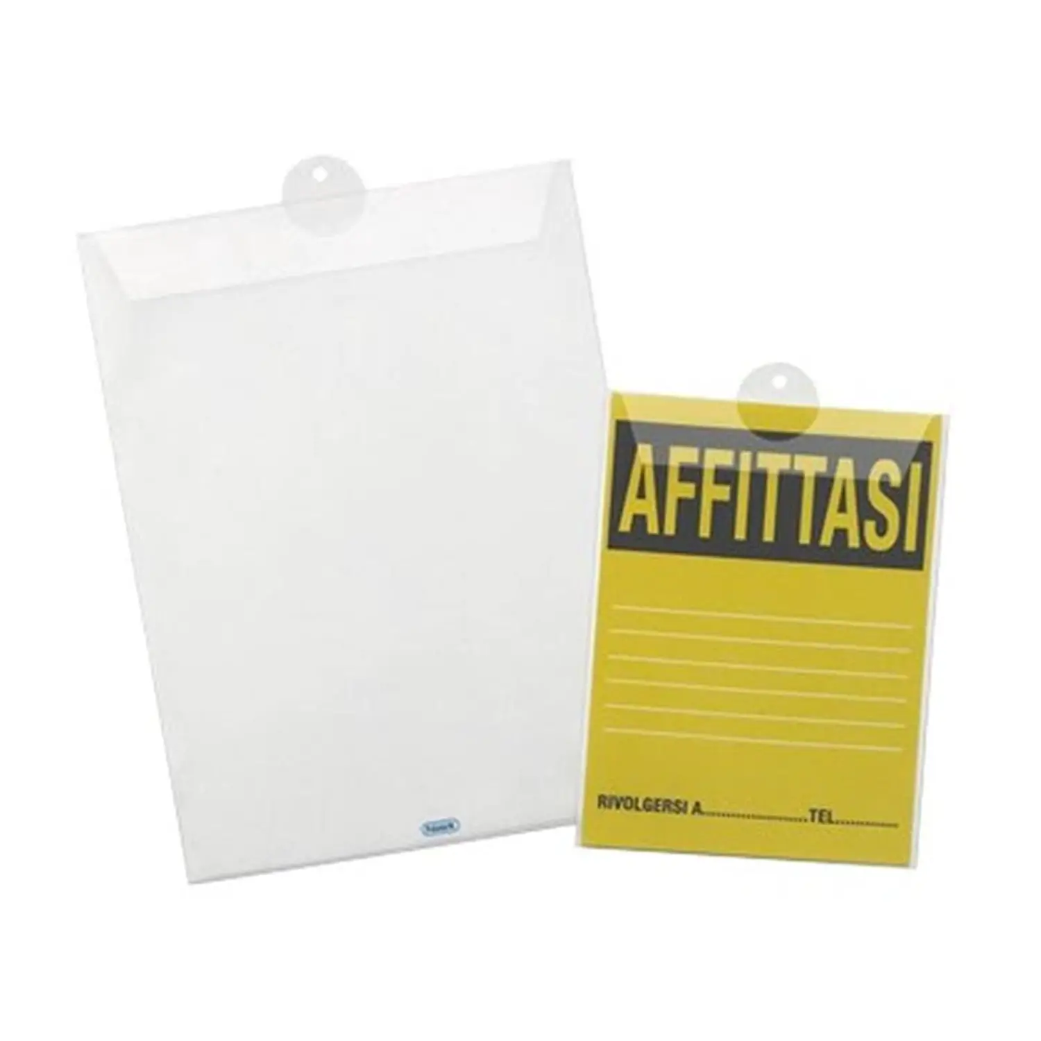 Buste Porta Avvisi in Ppl Trasparente 22x30 Lisce 10Pezzi - Archiviazione