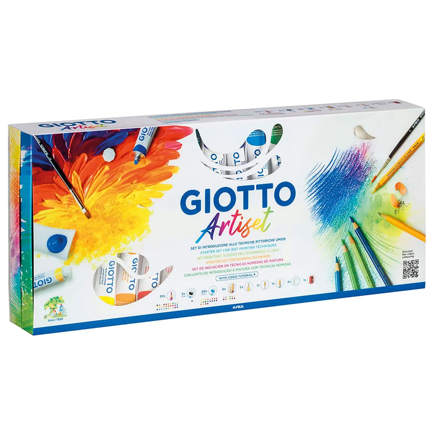 Giotto Artiset - Set Creativo 65 Pezzi - colori prima infanzia
