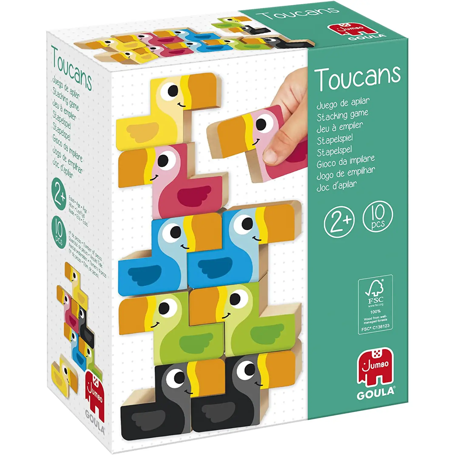 Tucani in Equilibrio - Incastri e puzzle in legno