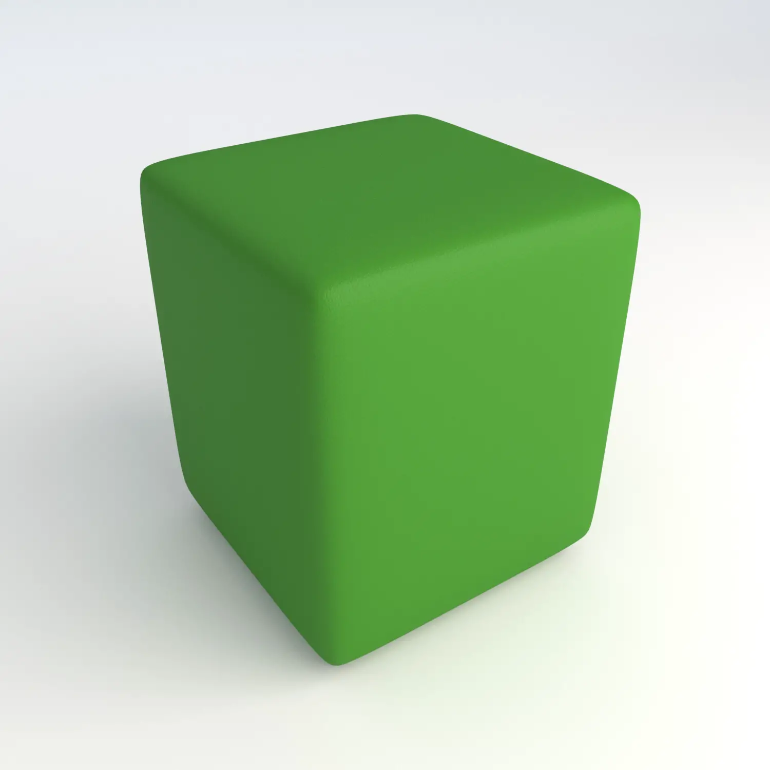 Pouf Ecopelle Ignifugo Quadrato H 46 Verde Per Un Ambiente Scolastico Innovativo - Salottini e arredi morbidi