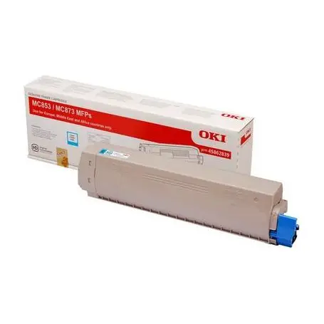 OKI TONER per MC853/873/883 CIANO 7K - Consumabili