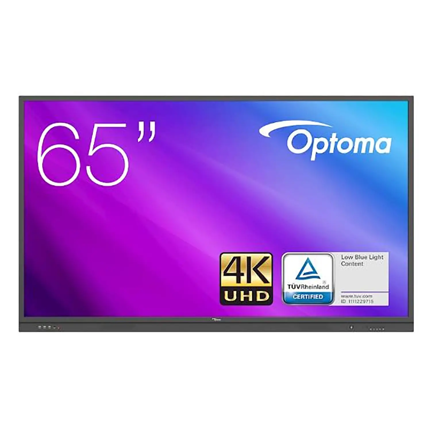 SMART MONITOR OPTOMA 65" 4K TOUCH - Dispositivi audiovisivi